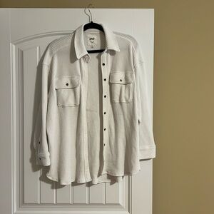 Aerie waffle button up